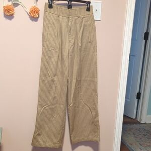 Everlane Way High Dress Trouser Pants Cornstalk Size 00s